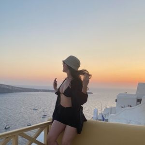 Old Navy Black Linen Drawstring High Waisted Shorts | Small